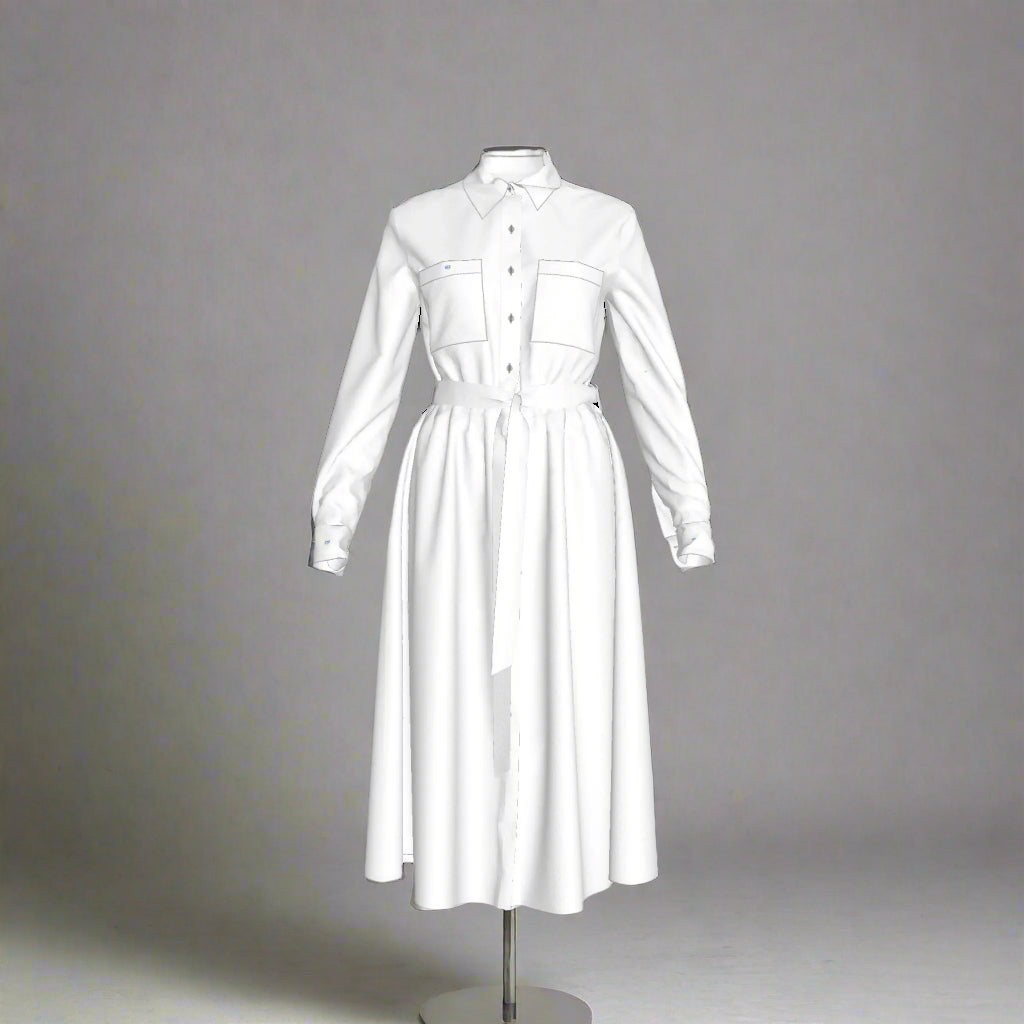 The Resort Belted Shirt Dress