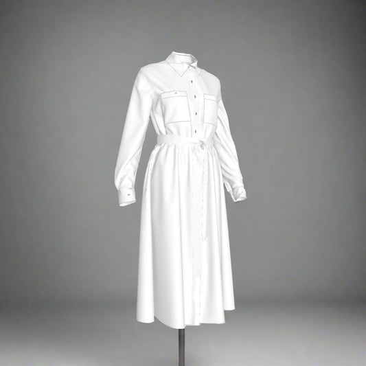 The Resort Belted Shirt Dress